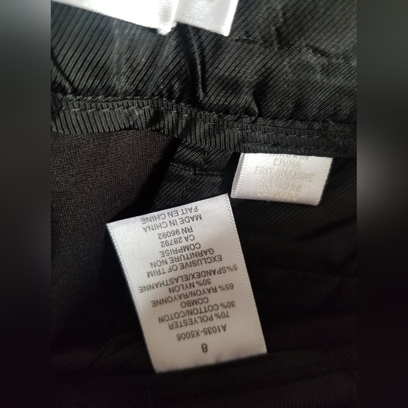 ABS Trouser Black with Green & Blue Metalic Pattern - size 8 - Picture 5 of 11